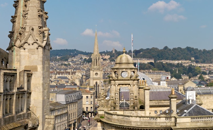 View from Bath Abbey tower